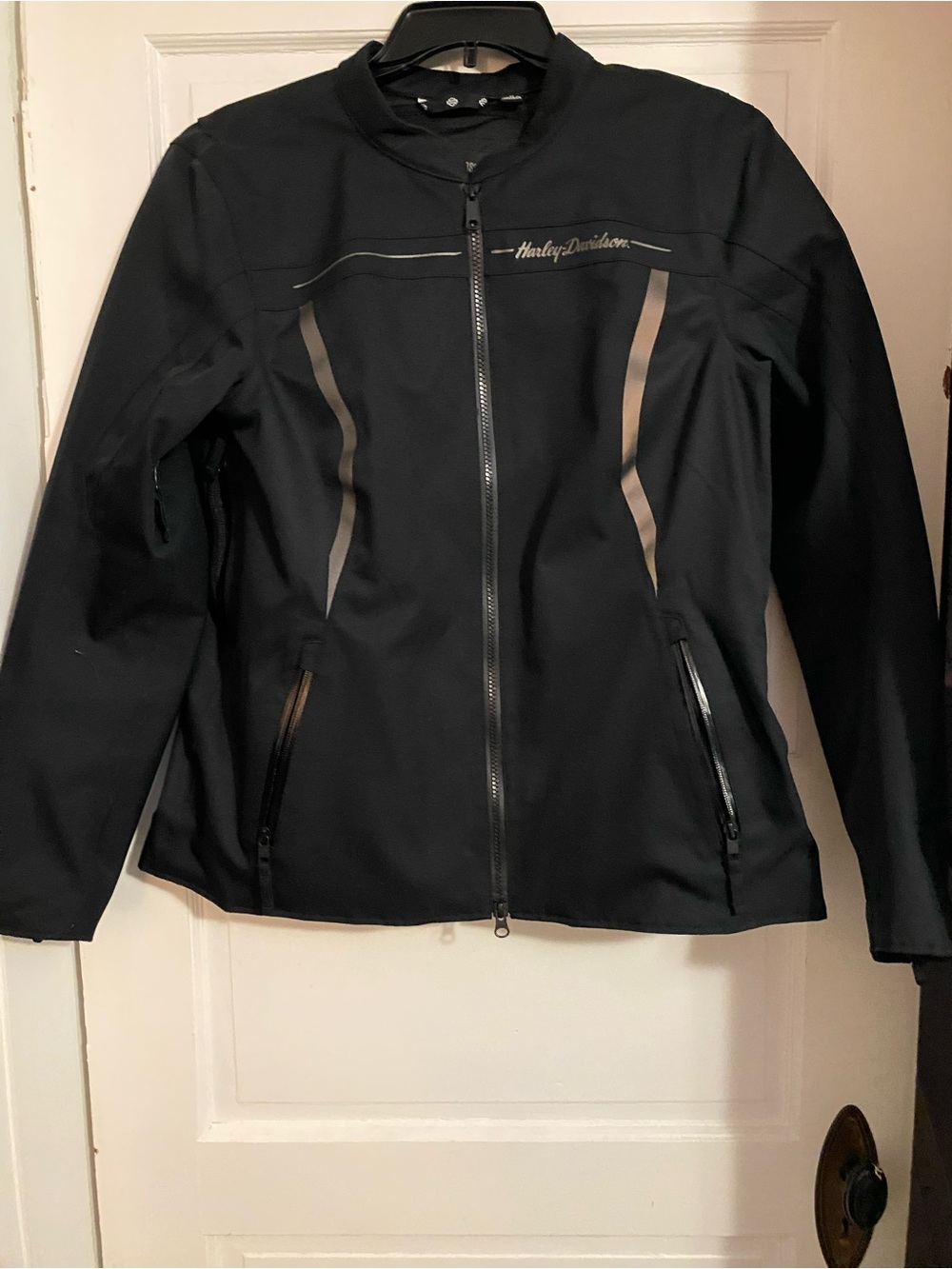 Harley-Davidson Women's Black Jacket with Reflective Trim